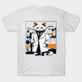 Dr. White Cat T-Shirt